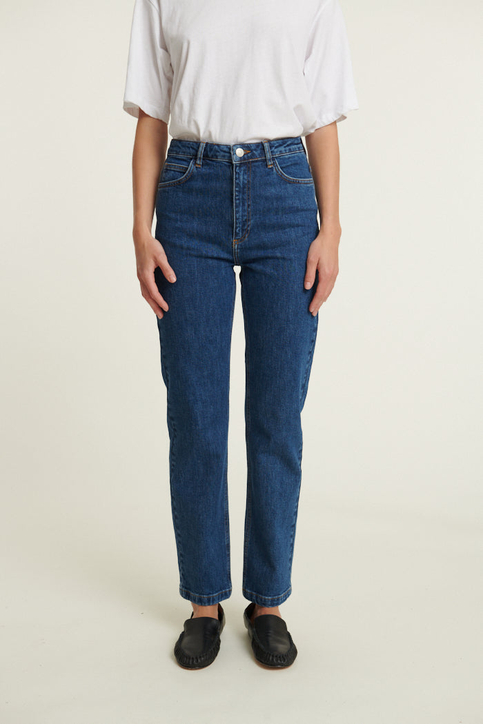 Basic Apparel Ellen Mid Blue Jeans Jeans 103 Mid Blue
